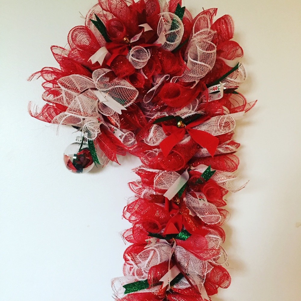 Candycane wreath